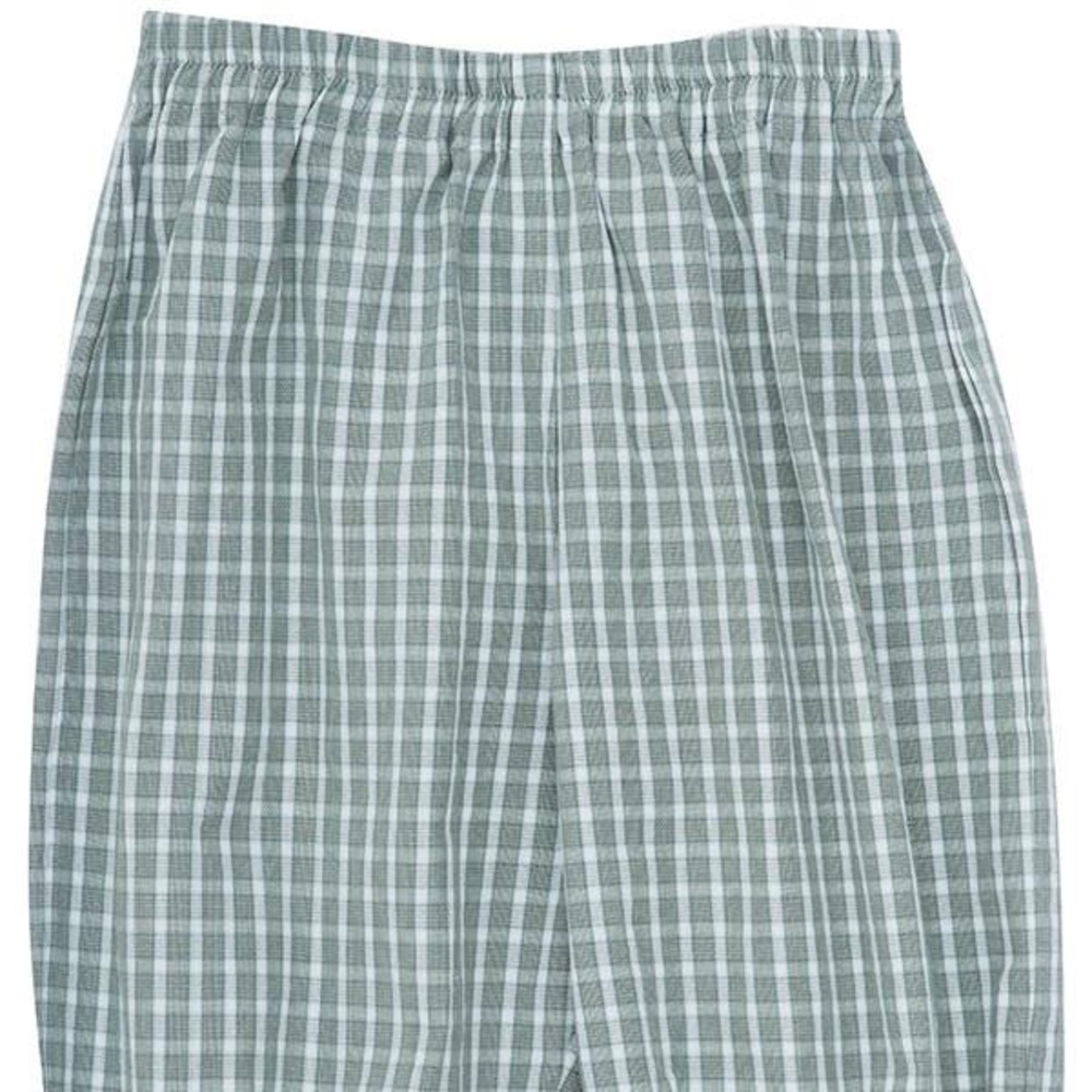 Serendipity Organics comfy trousers (green check)